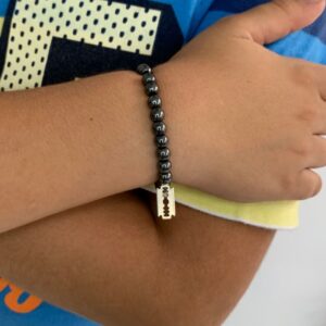 Pulseira Masculina Infantil Pingente Navalha