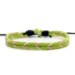 pulseira-de-corda-trancada-verde-limao-rosa