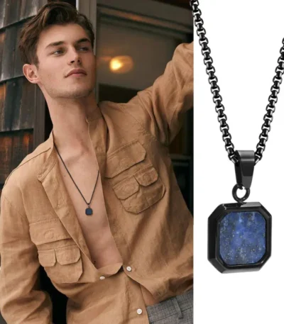 colar-masculino-preto-com-pedra-natural-lapis-azul-2