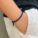 Pulseira Infantil Sallerno de Corda Azul