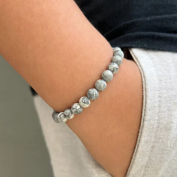 Pulseira Infantil Torino Cinza Detalhe